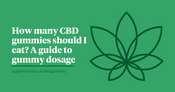 A green background with the Supreme CBD logo with white text to the left saying 