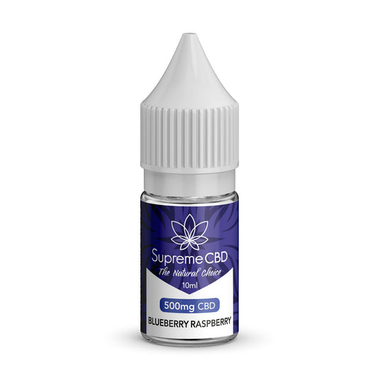 Blauwe Bes Framboos CBD Vape Juice 10ml (500mg)