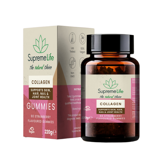 Collageen Gummies (60x Gummies met Aardbeiensmaak)