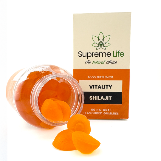 Shilajit Gummies - 60x Sinaasappelsmaak Gummies