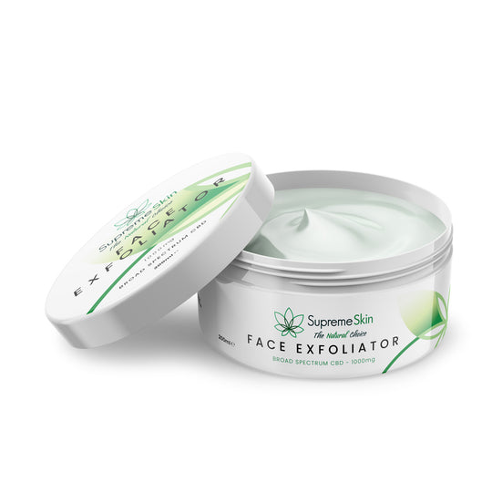 CBD Gezichtsscrub 200ml (1000mg CBD)