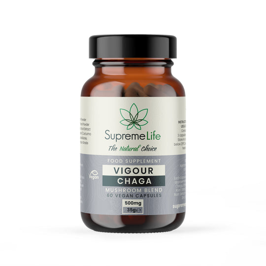Chaga Veganistische Capsules - Vigour (500mg)