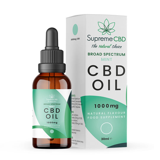 CBD Olie met Muntsmaak 30ml (1000mg)